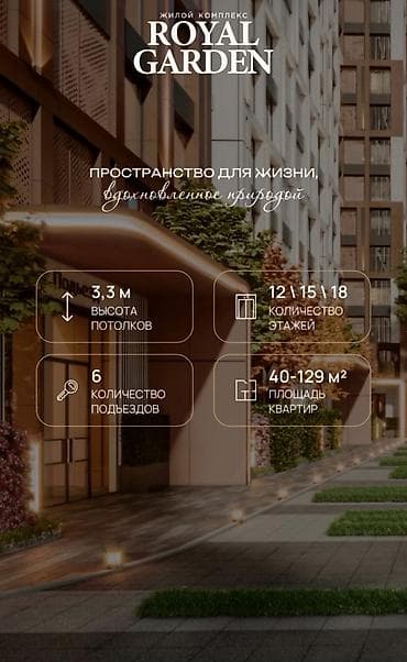 комнаты иссык: 2 комнаты, 80 м², Элитка, 12 этаж — 2
