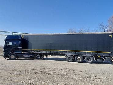 тандем машина: Тягач, DAF, Тентованный — 7