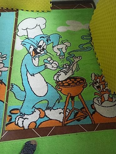 Детский коврик Б/у, Прямоугольный