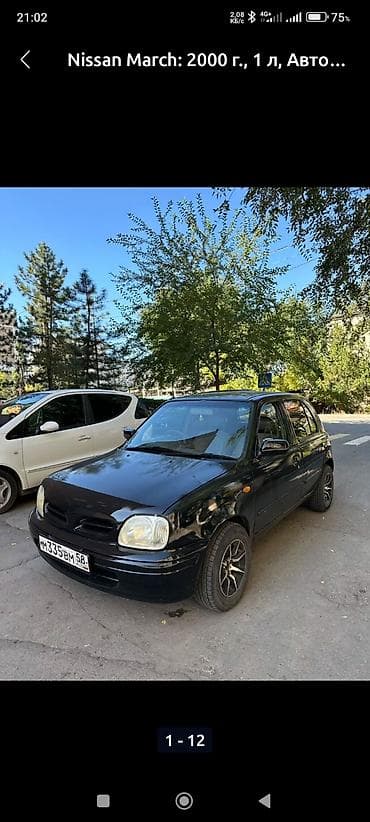 купить машину чанган: Nissan March: 2000 г., 1 л, Автомат, Бензин, Хэтчбэк — 1