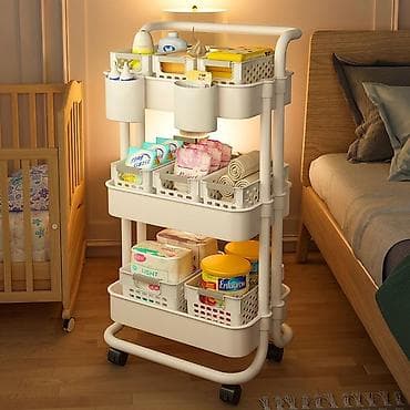 купить хозяйственную тележку: Этажерка для кухни, Новый, Железо, Самовывоз, Платная доставка — 4