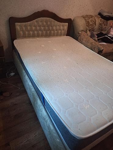 кровать односпальные: Односпальная кровать, С матрасом, длина - 190 см — 2