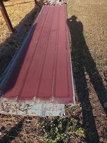 угловой компьютерный стол с надстройкой: 180 квадрат метр стойка ферма профлист окно дверь Металлические фермы — 5