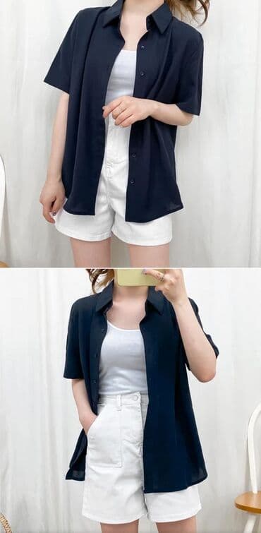 Жилеты, безрукавки: Производство-Юж.Корея
Рубашка с коротким рукавом на лето — 2