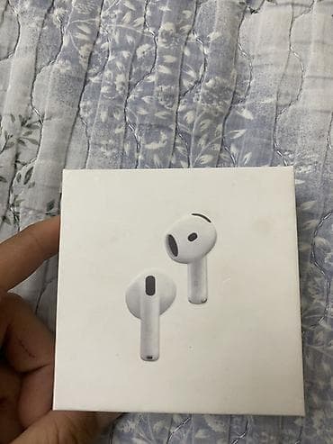 ipone air: Беспроводные вкладыши наушники, Apple, AirPods 4 — 1