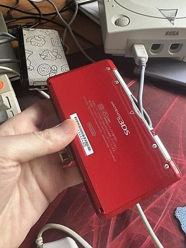 нинтендо: Old Nintendo 3DS (red metallic), идеальное состояние, родной кузов — 4