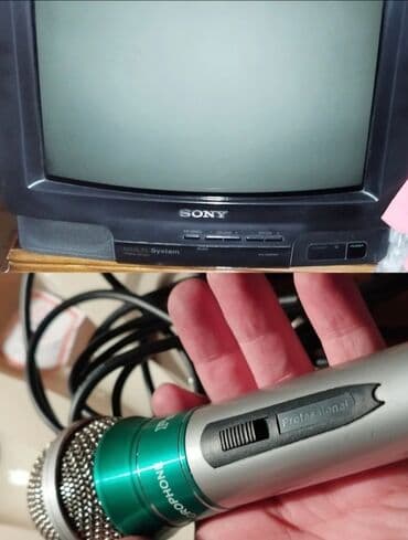 запчасти телевизоров: Продаю телевизор и микрофон 1. Телевизор Sony trinitron Multi system — 1