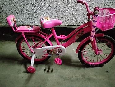 Детский велосипед, 2-колесный, 4 - 6 лет, Для девочки, Б/у