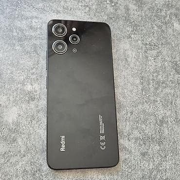 самсунг 132: Redmi, Redmi 12, Б/у, 128 ГБ, цвет - Черный, 2 SIM — 1