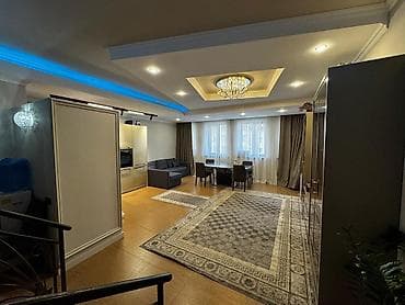 асанбай район: 3 комнаты, 105 м², Асанбай мкр Индивидуалка, 5 этаж, Евроремонт — 1