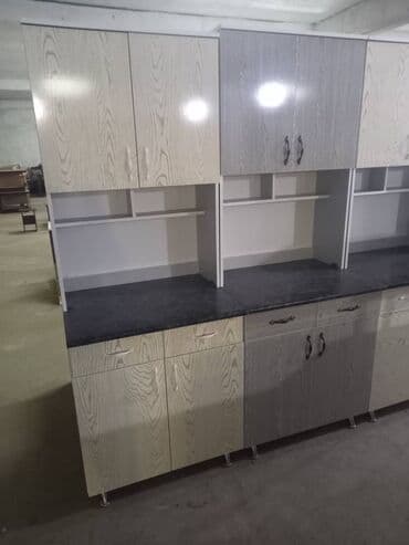 мебель для кухни фото и цены: Кухонный гарнитур, Новый, цвет - Белый, ДСП, Бесплатная доставка — 5