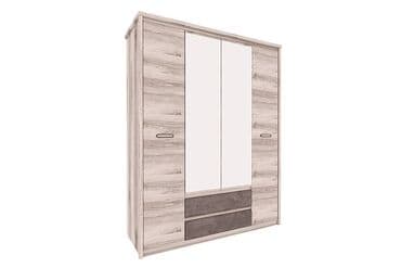 шыфонеры: Шкаф для одежды 4Д Джаз, Каштан найбори Светлый, Анрэкс (Беларусь) — 2