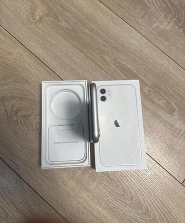 redmi note 11 e: IPhone 11, Б/у, 128 ГБ, Белый, Зарядное устройство, Чехол, Кабель, 78 % — 3
