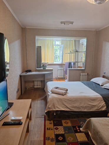 суточная квартиры бишкеке: 1 комната, Душевая кабина, Постельное белье, Кондиционер — 6