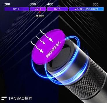 холодок брюки: Ультрафиолетовый Фонарик Материал: Авиационный титановый — 2