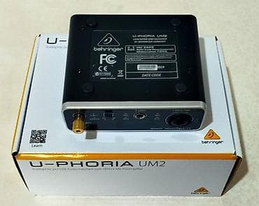 dji mic 2: Аудиоинтерфейс Behringer U-Phoria UM2 (USB, 2×2) - Компактный — 3