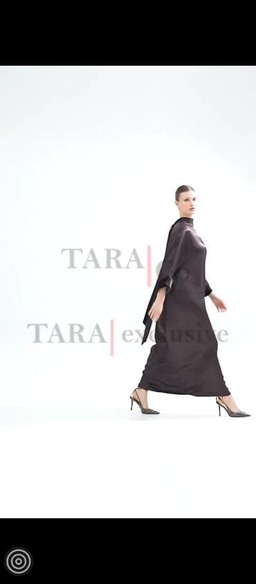 жилетка mango: Платье TARA exclusive - Длина макси, свободный прямой силуэт - — 1