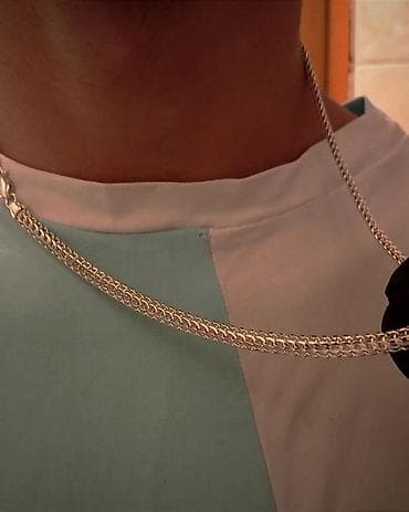 what: Серебряная цепь Лисий хвост 90 гр 55 см Ручная работа Серебро 925 — 7