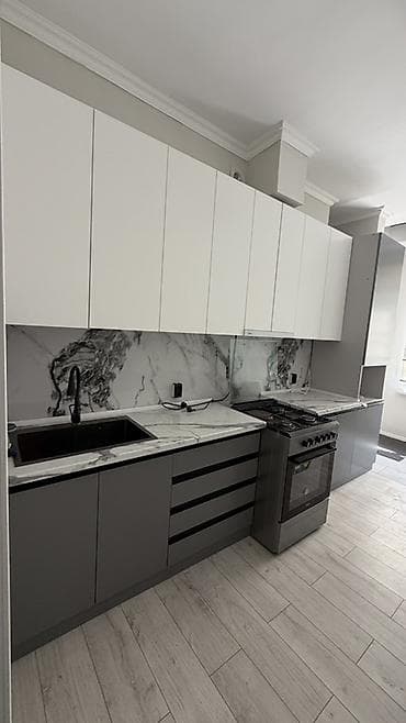 токмок кун чыгыш: 3 бөлмө, 80 м², Элитка, Дизайнердик ремонт — 5