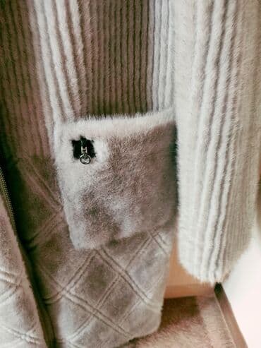 срочно в связи с переездом: Дубленка, Китай, По колено, Двусторонняя модель, 2XL — 3