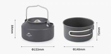 набор фишек для покера: Naturehike Посуда для кемпинга. Оригинал Материал алюминий — 4