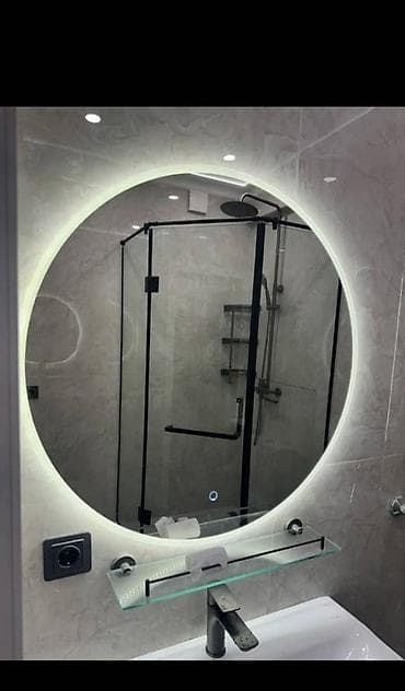 зеркала с подсветкой: Зеркала с подсветкой на заказ - Типы: круглые, овальные — 1