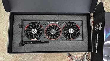 Видеокарта для ПК, Б/у, AMD, Radeon RX, 16 ГБ