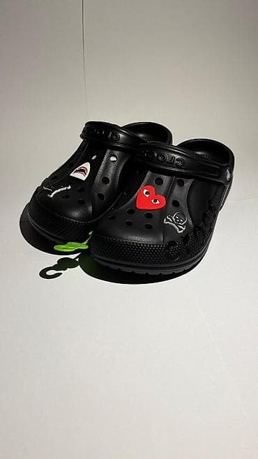 Сабо: Сабо, 41.5, Crocs, Новый, цвет - Черный, Платная доставка — 1