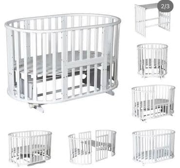 Детская односпальная кровать, Б/у, Для девочки, Для мальчика, С матрасом, Дерево, Платная доставка, Самовывоз