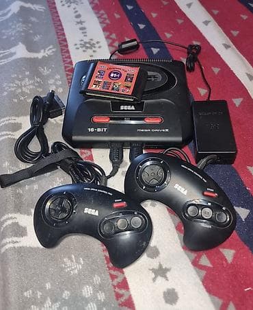 Sega Mega Drive II (16-BIT) — оригинальная консоль с комплектом для