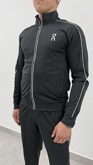 летний спортивный костюм: Мужской спортивный костюм On Running - Комплект: куртка на молнии + — 4