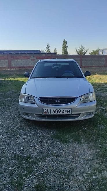 2106 2107: Hyundai Accent: 2002 г., Автомат, Бензин, Хэтчбэк — 1
