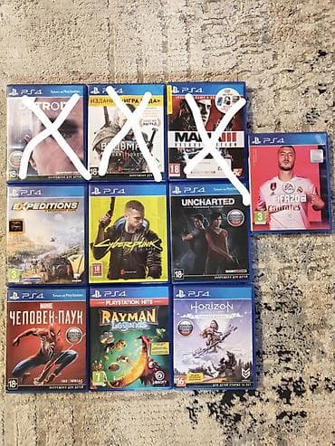 PlayStation 4 (диски, русские издания/с русским языком по обложкам). В