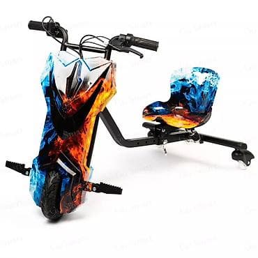 электрический скейт: Электрический дрифт-трайк для детей - Формат: трехколесный — 7