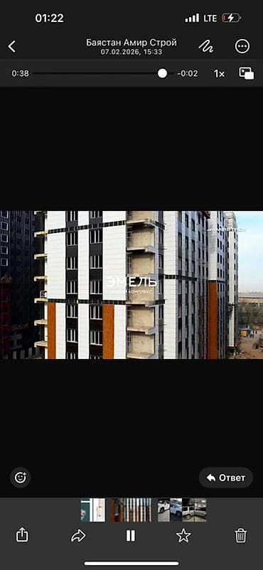 квартиры в токмок: Строится, Элитка, 1 комната, 45 м² — 7