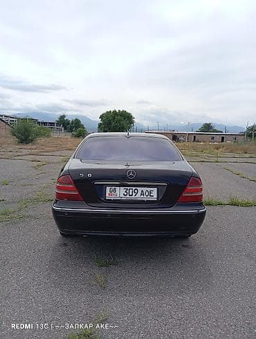авто 10 регион: Mercedes-Benz S-Class: 2001 г., 4.3 л, Автомат, Бензин, Седан — 6