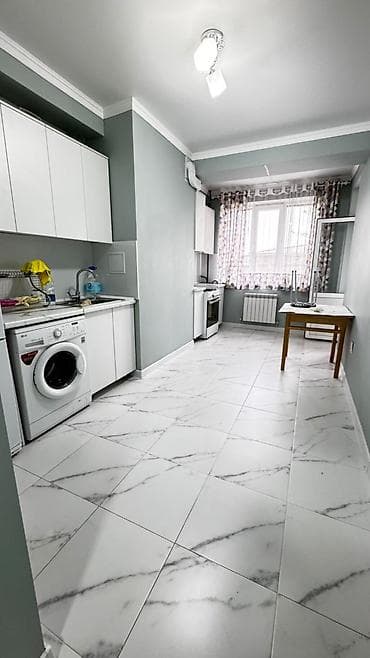 мкр аламедин 1: 1 бөлмө, 41 м², Элитка, 3 кабат, Евроремонт — 3