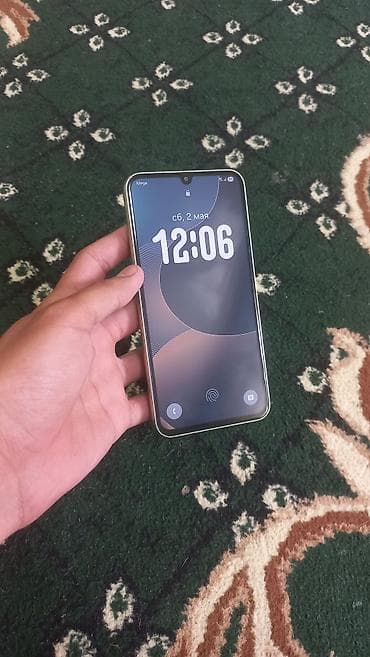 Samsung Galaxy A34 5G, Б/у, 128 ГБ, цвет - Зеленый, 2 SIM