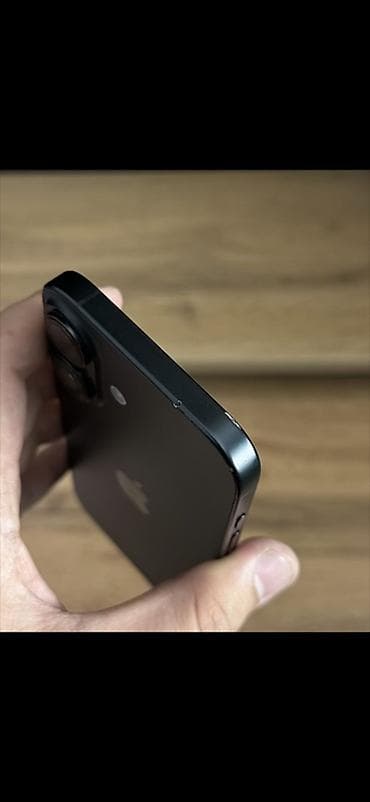 акб: IPhone 16, Б/у, 128 ГБ, Черный, Коробка, 100 % — 6