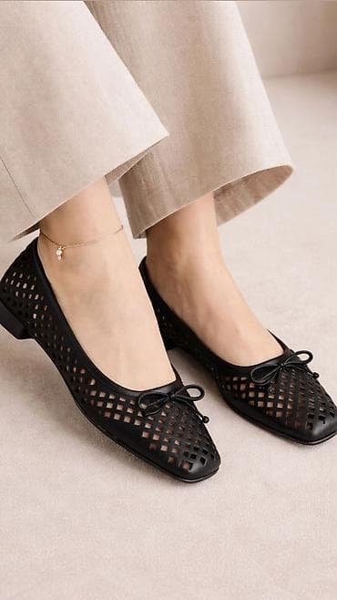 Жеке буюмдар: Новая коллекция!Балетки MOLKA с перфорацией🔥 - Модель: женские — 2