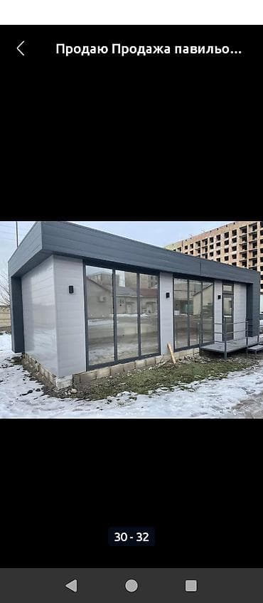 павилон: Продажа павильонов 30 м², Утеплен — 7