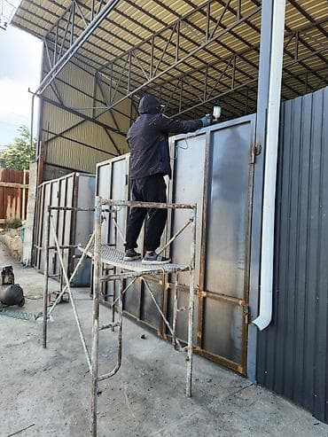 металл продажа: Металлические откатные/распашные ворота под ключ - Каркас из — 2