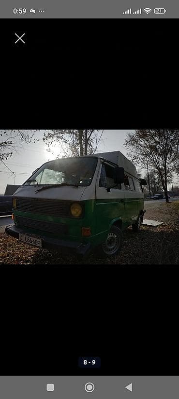 Унаа сатуу: Volkswagen Transporter: 1988 г. — 3