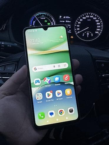 стойка для микрофона: Redmi, Redmi A5, Б/у, 128 ГБ, цвет - Голубой, 2 SIM — 5