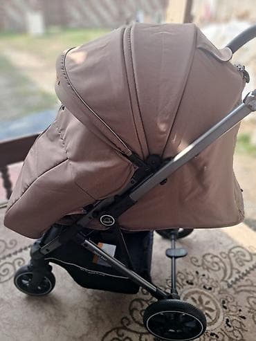 Коляски: Коляска, Другой бренд, цвет - Коричневый, Б/у, Самовывоз — 2