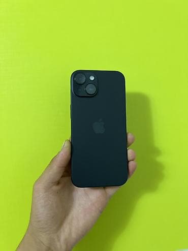IPhone 15, 256 ГБ, Черный, 90 %
