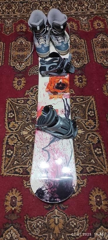 бу сноуборды: Универсальные, С креплениями, Б/у — 4