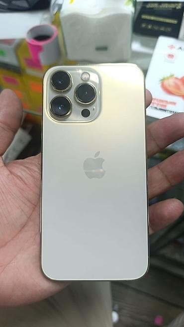 13 pro новый: IPhone 13 Pro, Б/у, 512 ГБ, Золотой, Защитное стекло, 81 % — 1