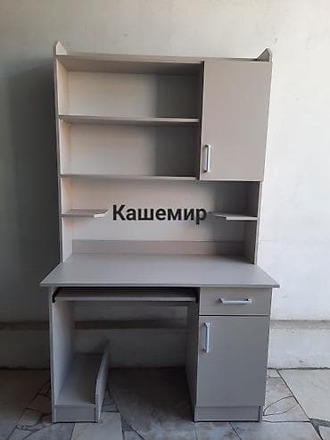 Компьютерные столы: Компьютерный стол, Новый, С полками — 5