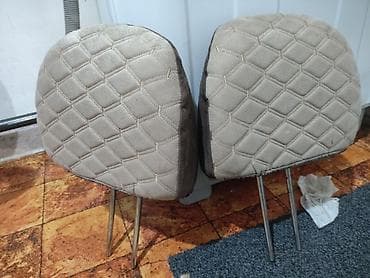 подушка фит: Подушка с мягкой набивкой, цвет - Бежевый, Б/у — 1